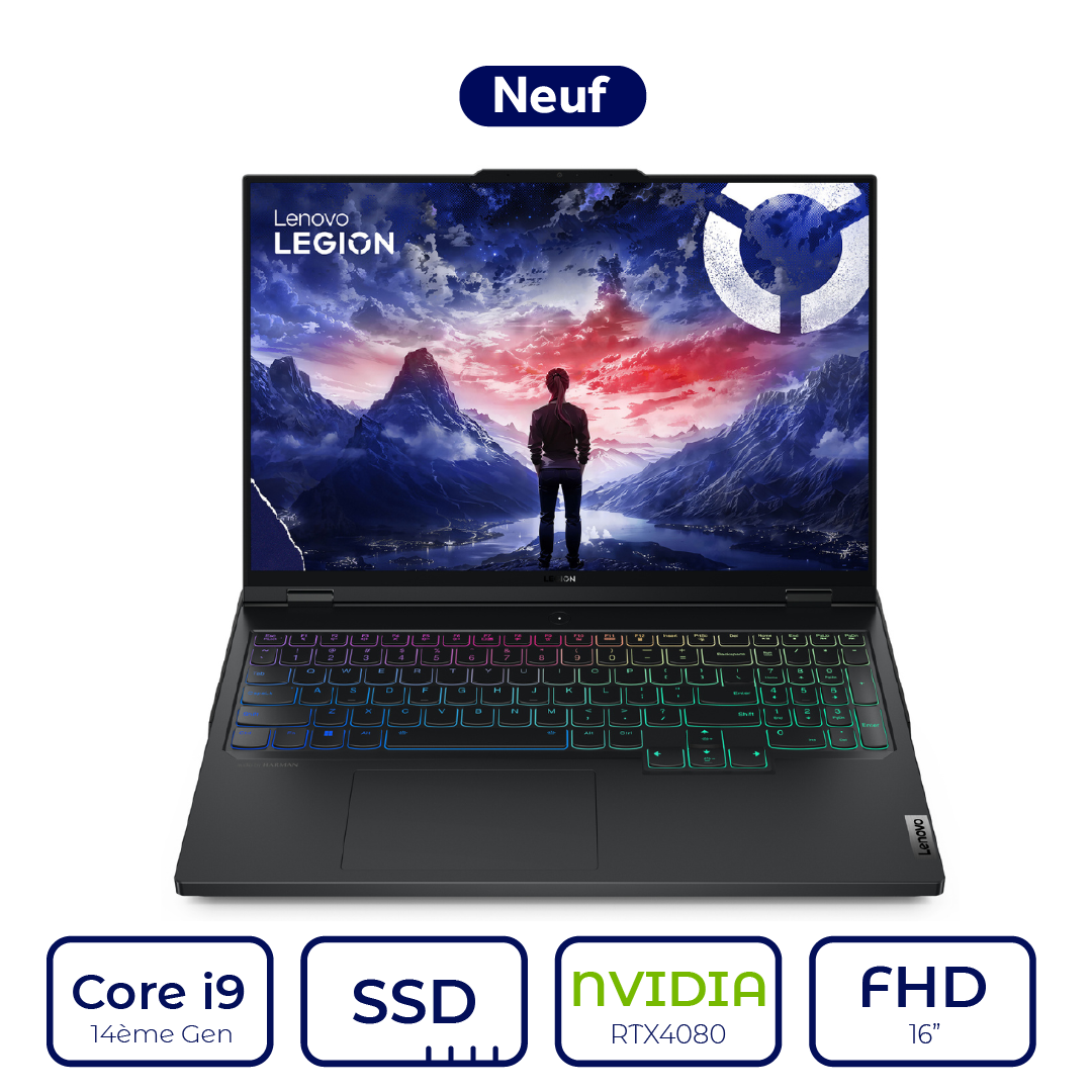 Lenovo Legion Pro 7 16IRX9H Core i9 14ème Gen RTX 4080