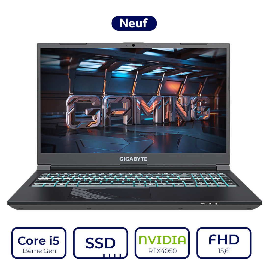 Gigabyte G5 MF5-52ES353SD - Core i5 13ème Gen - RTX4050 6GB