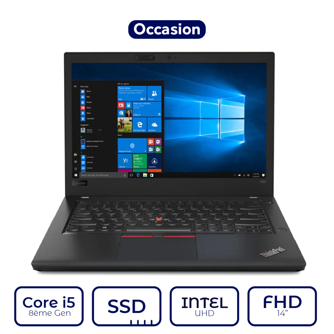 Lenovo Thinkpad T480 Core i5 8ème Gen