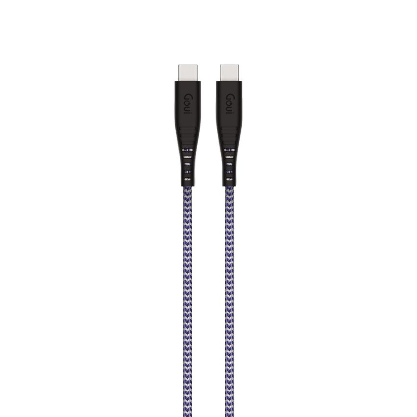 Goui Flex Câble Type C vers Type C (1,5 m) 60W - Bleu foncé