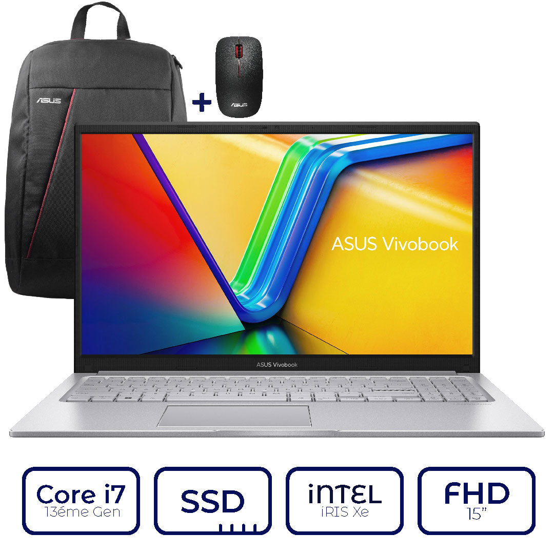 Bundle ASUS Vivobook X1504VA Core i7-13éme Gen