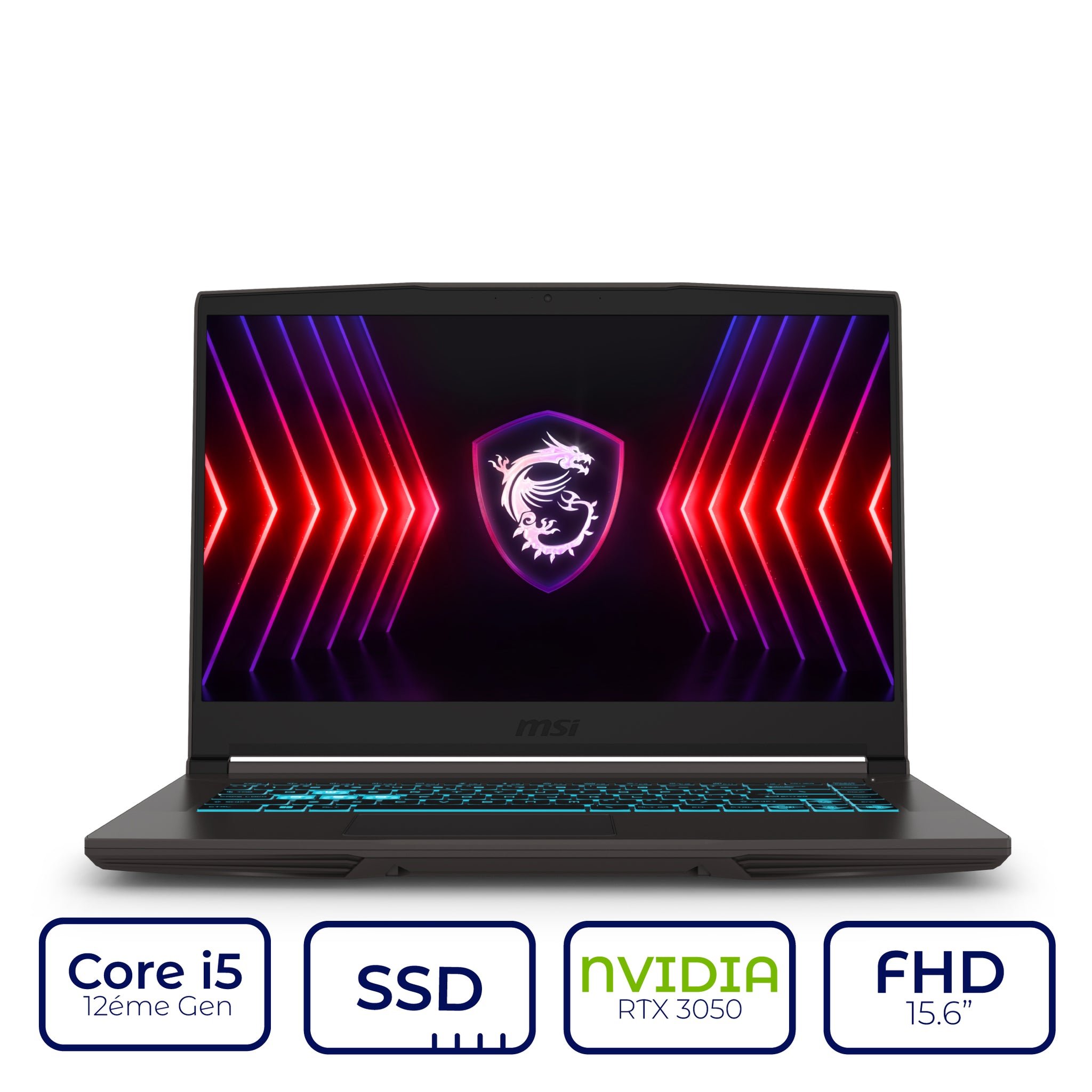 MSI Thin 15 B12UC i5-12éme Gen - NVIDIA RTX 3050